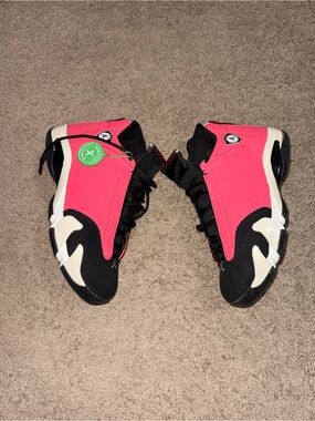 Jordan 14 red and black
